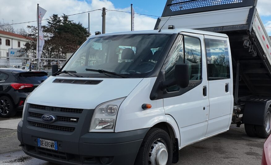 FORD TRANSIT DOPPIA CABINA 7 POSTI CASSONATO