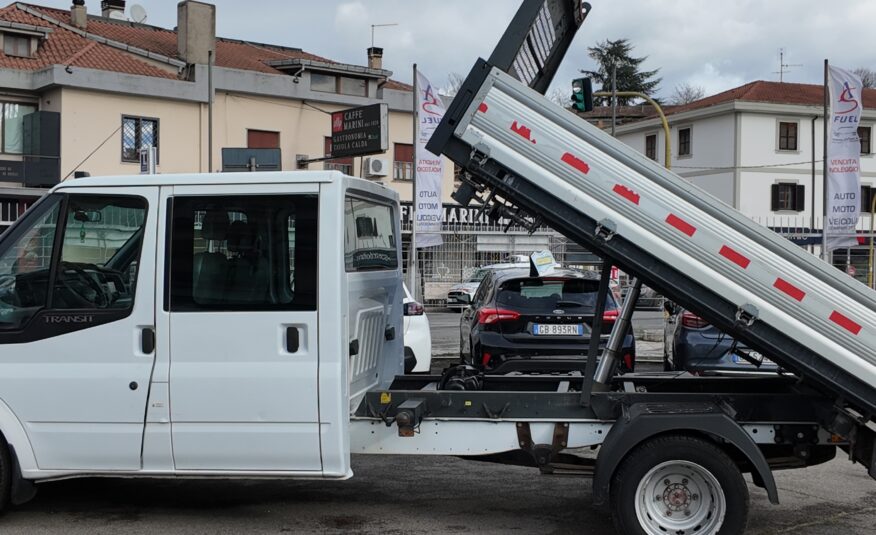 FORD TRANSIT DOPPIA CABINA 7 POSTI CASSONATO