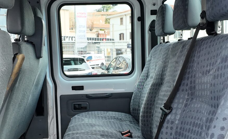 FORD TRANSIT DOPPIA CABINA 7 POSTI CASSONATO